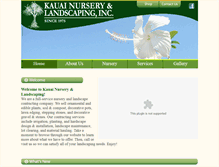 Tablet Screenshot of kauainursery.com